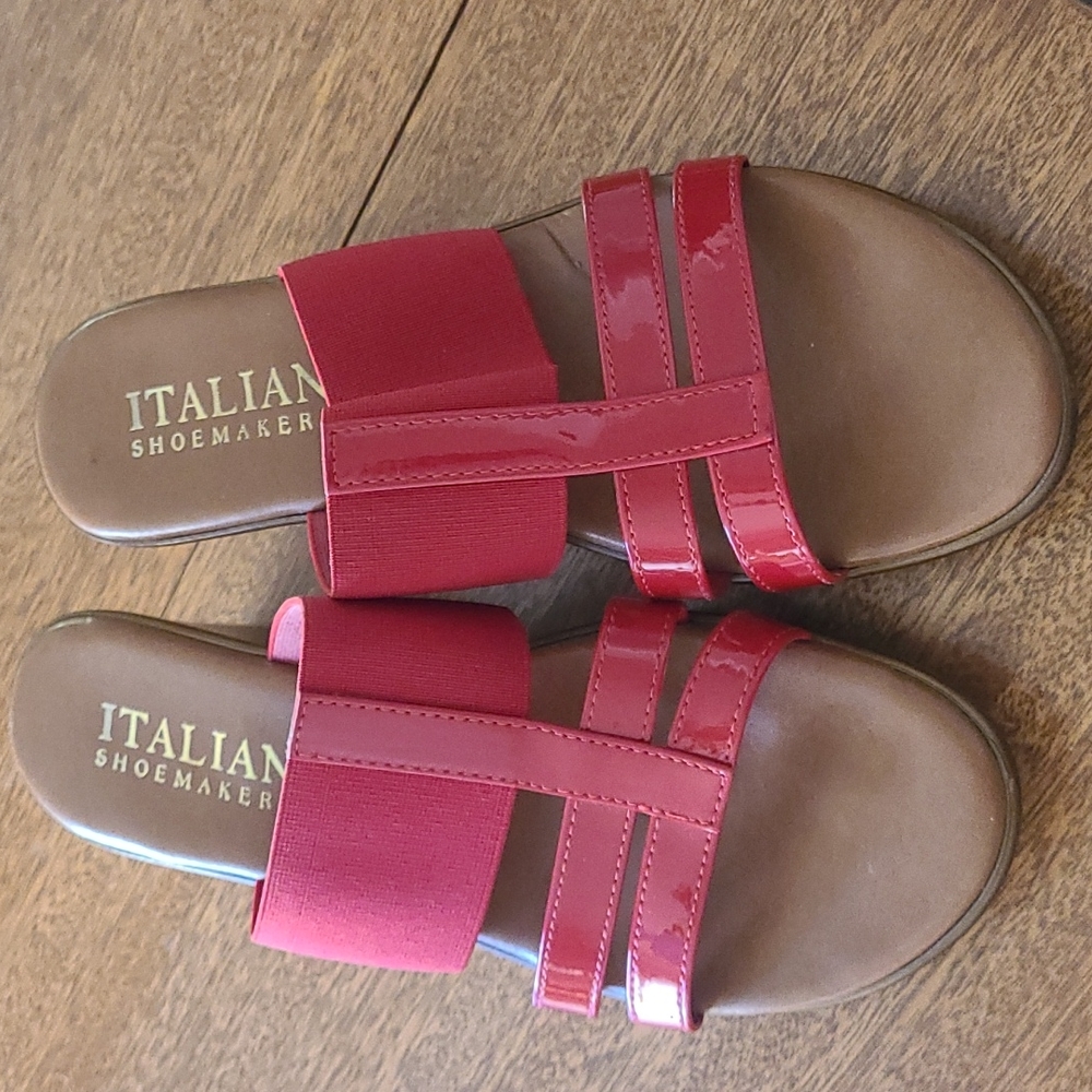 EUC Italian Shoemaker Wedge sandals